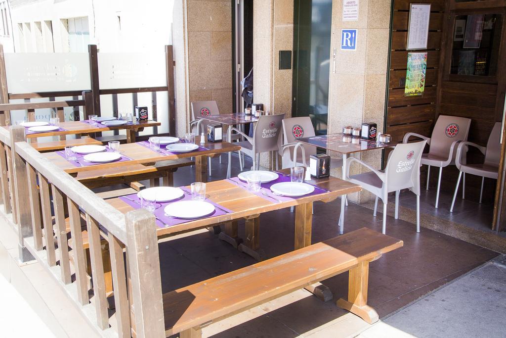 Pension Restaurante Casa Camino Palas de Rei Exterior photo